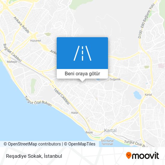 Reşadiye Sokak harita