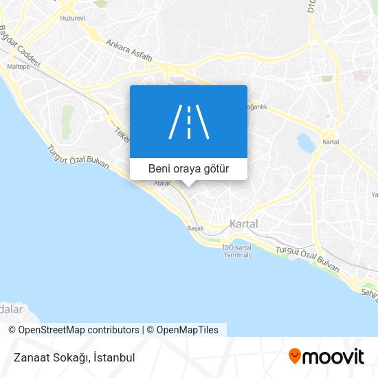 Zanaat Sokağı harita