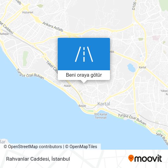 Rahvanlar Caddesi harita