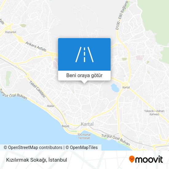 Kızılırmak Sokağı harita