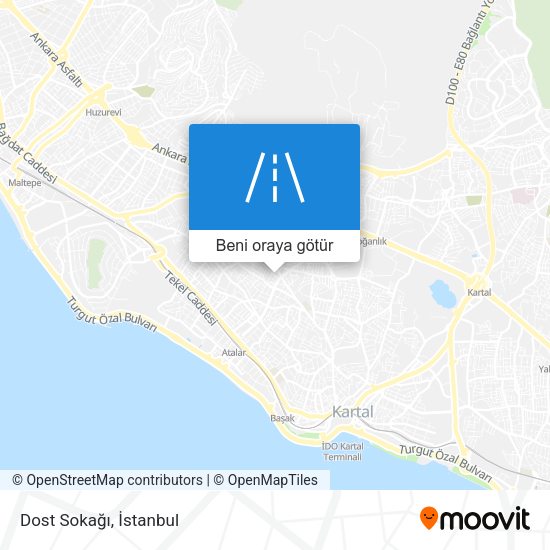 Dost Sokağı harita