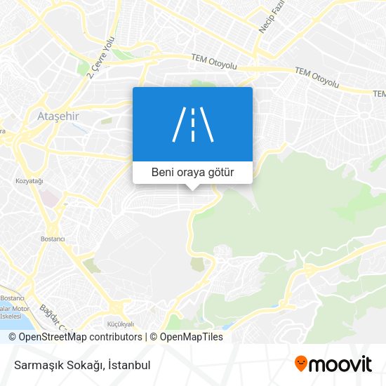 Sarmaşık Sokağı harita