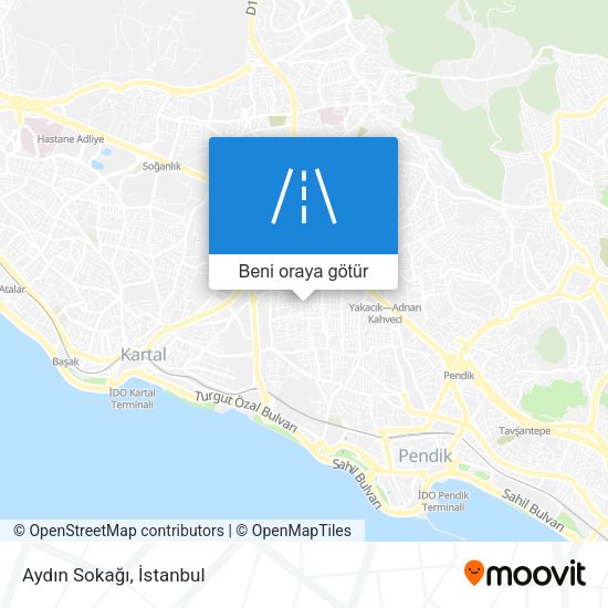Aydın Sokağı harita