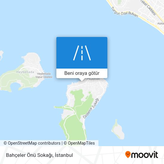 Bahçeler Önü Sokağı harita