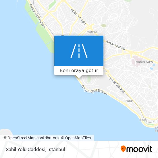 Sahil Yolu Caddesi harita