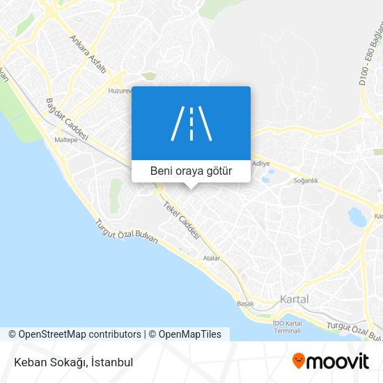 Keban Sokağı harita