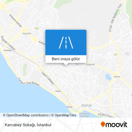 Karcabey Sokağı harita