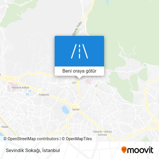 Sevindik Sokağı harita