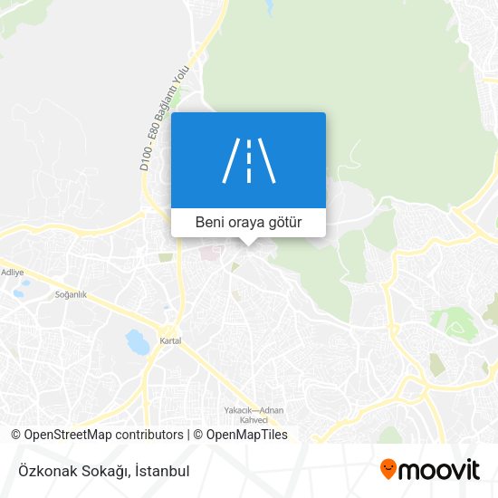 Özkonak Sokağı harita