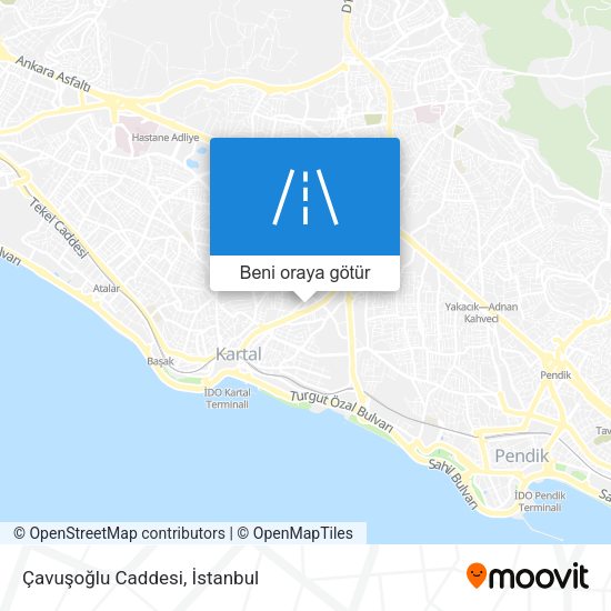 Çavuşoğlu Caddesi harita