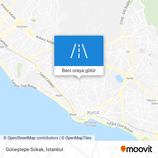 Güneştepe Sokak harita