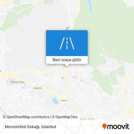 Morsümbül Sokağı harita