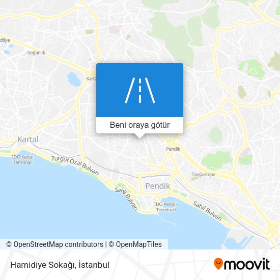 Hamidiye Sokağı harita