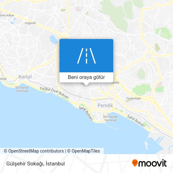 Gülşehir Sokağı harita