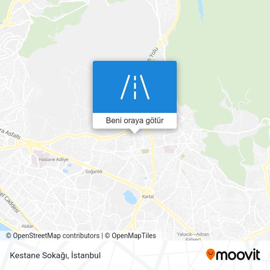 Kestane Sokağı harita