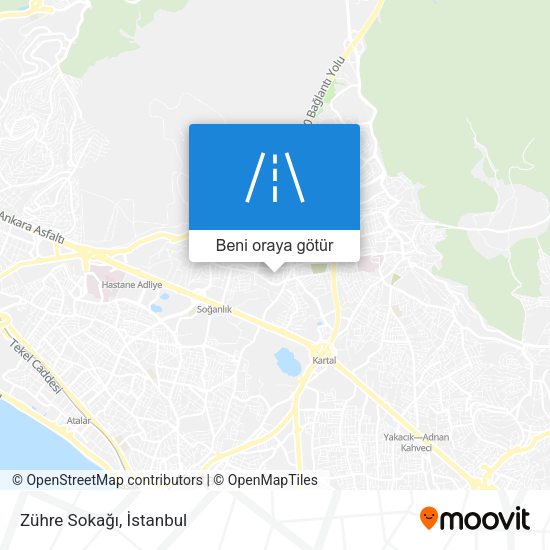 Zühre Sokağı harita