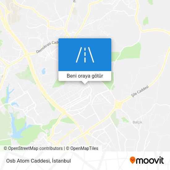 Osb Atom Caddesi harita