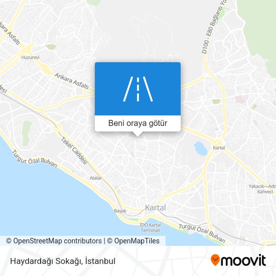 Haydardağı Sokağı harita