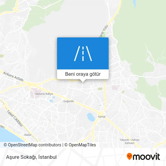 Aşure Sokağı harita