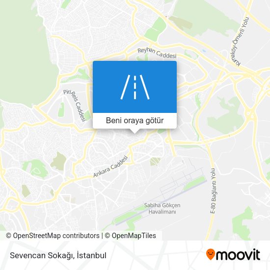 Sevencan Sokağı harita