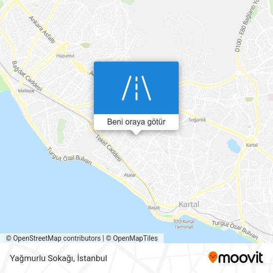 Yağmurlu Sokağı harita