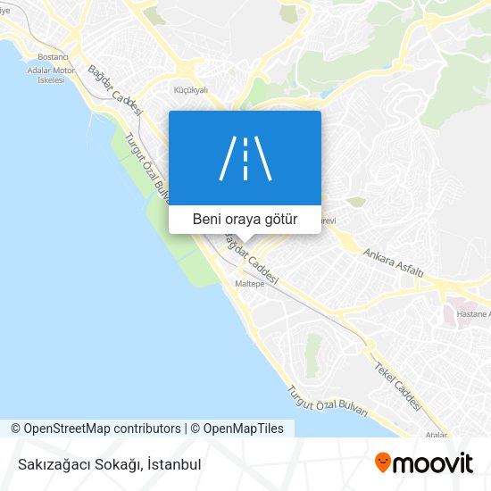 Sakızağacı Sokağı harita