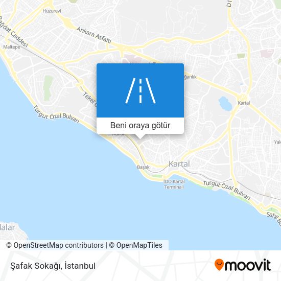 Şafak Sokağı harita