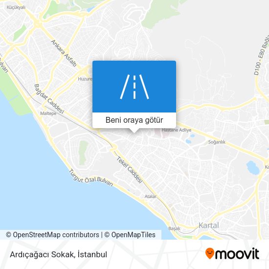 Ardıçağacı Sokak harita