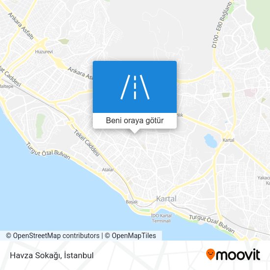 Havza Sokağı harita