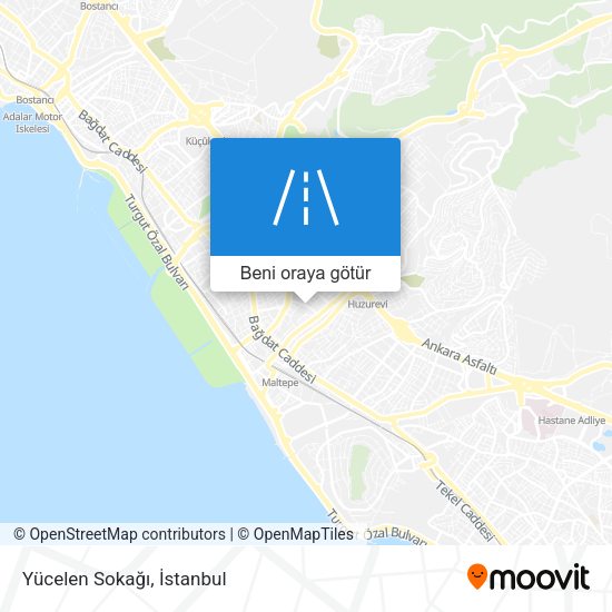 Yücelen Sokağı harita