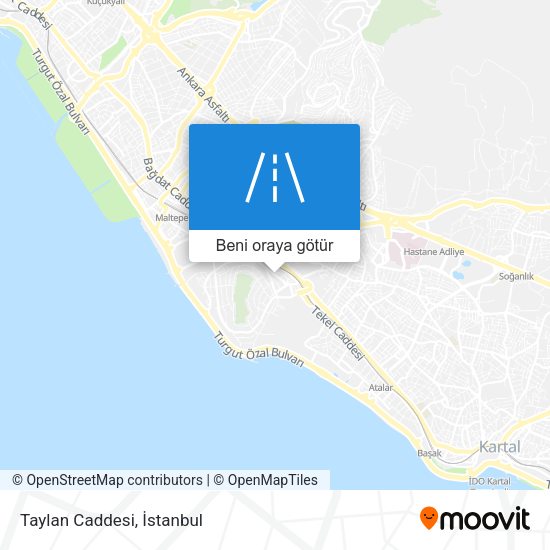 Taylan Caddesi harita