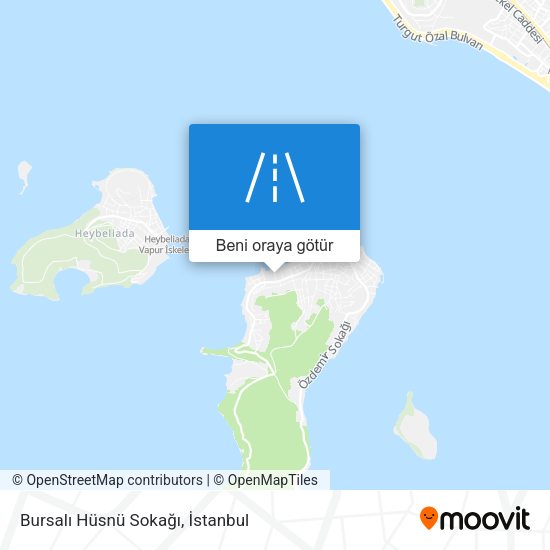 Bursalı Hüsnü Sokağı harita