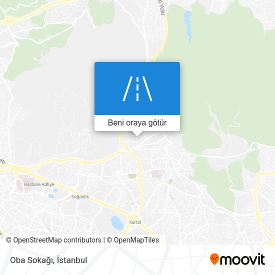 Oba Sokağı harita
