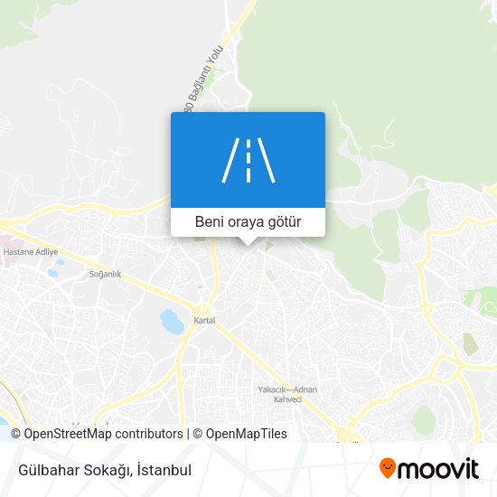 Gülbahar Sokağı harita
