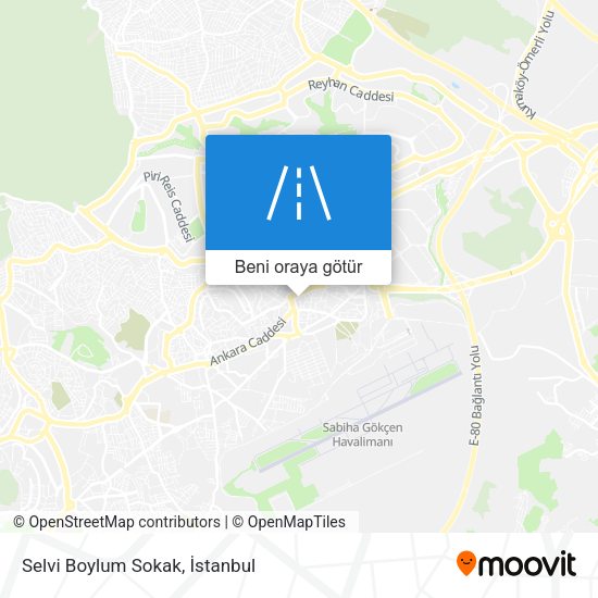 Selvi Boylum Sokak harita