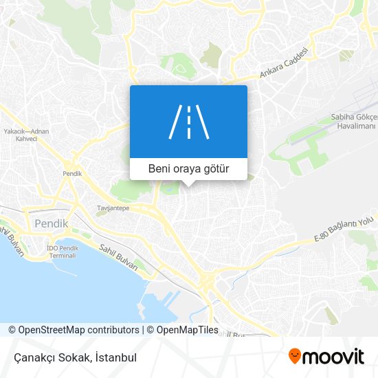 Çanakçı Sokak harita