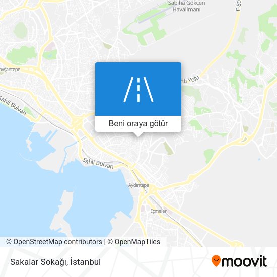 Sakalar Sokağı harita