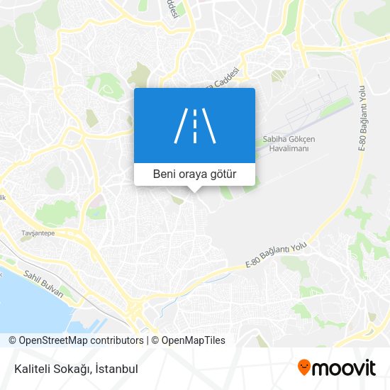 Kaliteli Sokağı harita