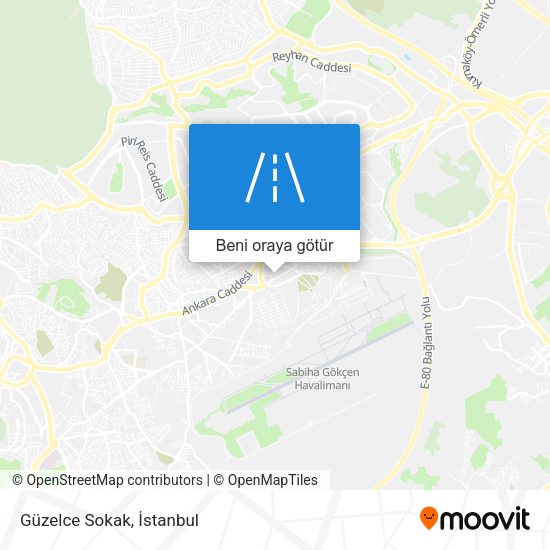 Güzelce Sokak harita