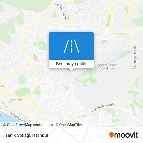 Tanık Sokağı harita