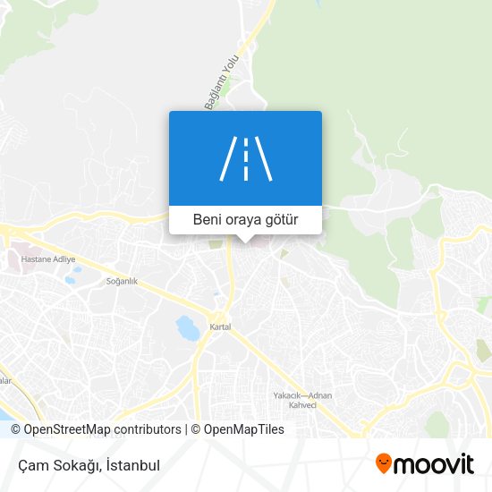 Çam Sokağı harita