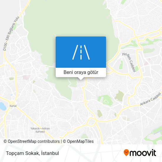 Topçam Sokak harita