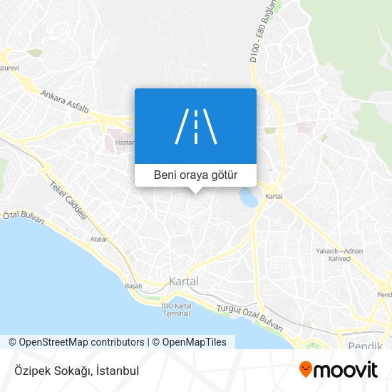Özipek Sokağı harita