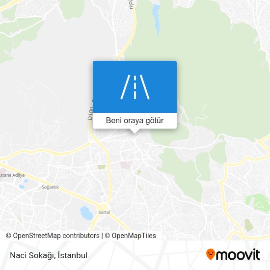 Naci Sokağı harita