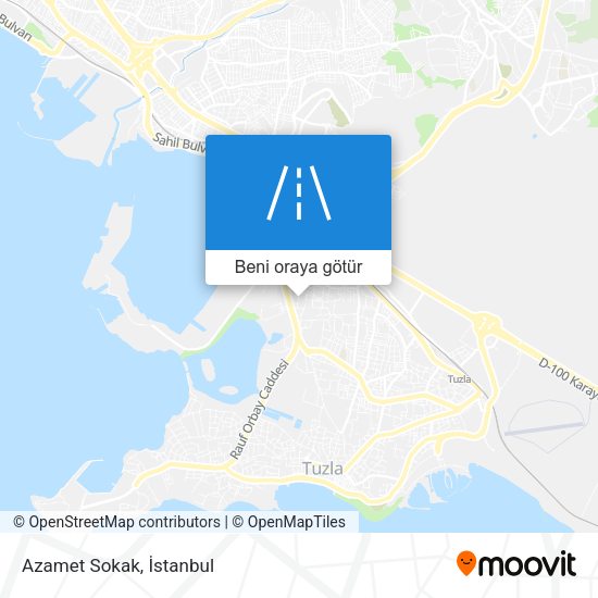 Azamet Sokak harita
