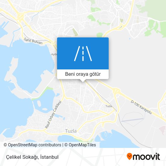 Çelikel Sokağı harita