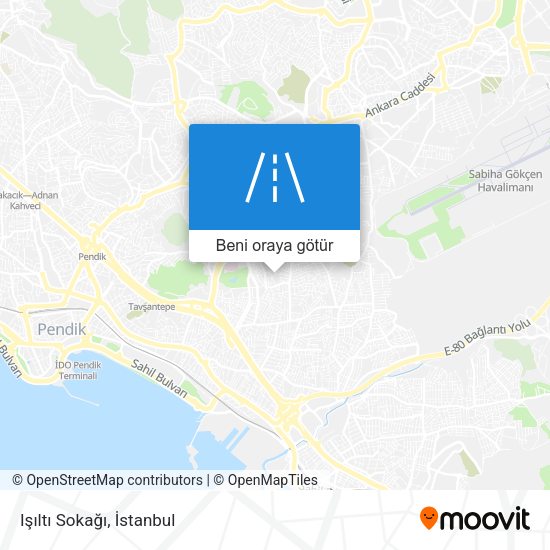 Işıltı Sokağı harita