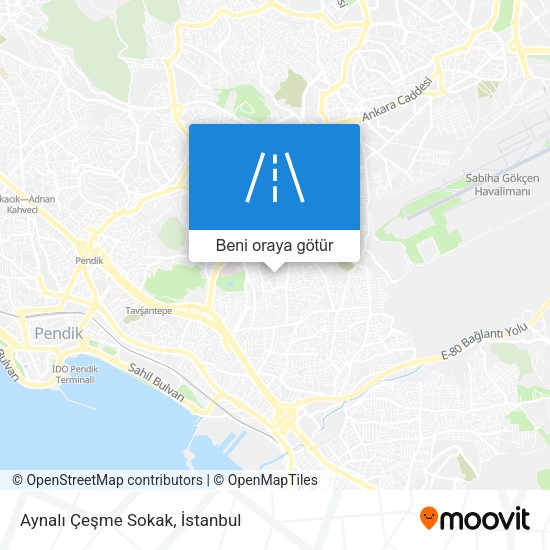 Aynalı Çeşme Sokak harita