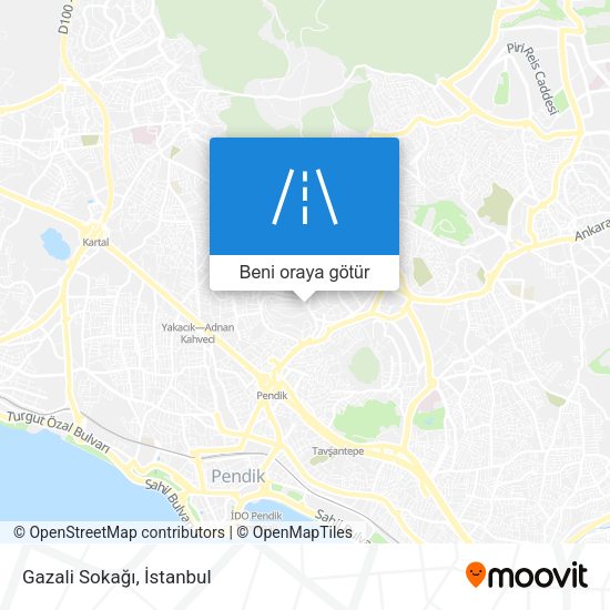 Gazali Sokağı harita