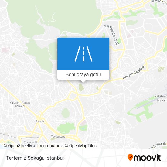 Tertemiz Sokağı harita